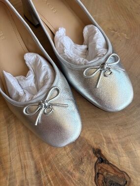 Coach Ava Ballet Flats with Block Heel